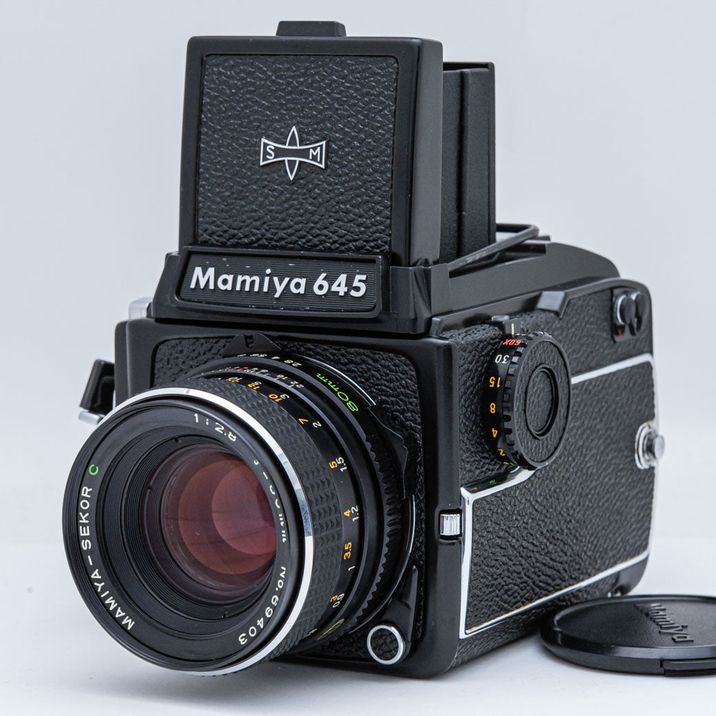 Mamiya M645 1000S ウエストレベルファインダー, Sekor C 80mm F2.8