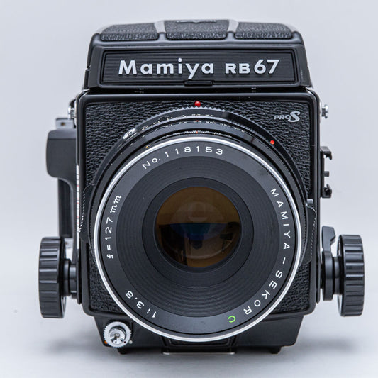 Mamiya RB67 ProS, Sekor C 127mm F3.8, 120 ProSフィルムホルダー