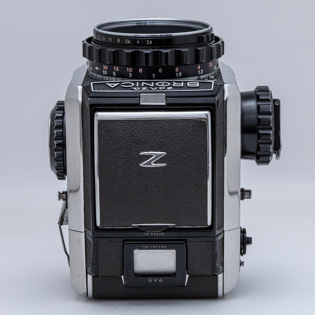 Zenza Bronica S2, NIKKOR-P 75mm F2.8, 6x6フィルムホルダー