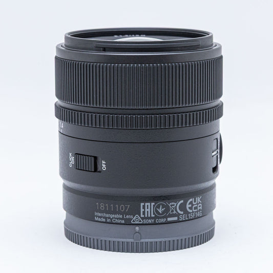 SONY E 15mm F1.4 G (SEL15F14G)