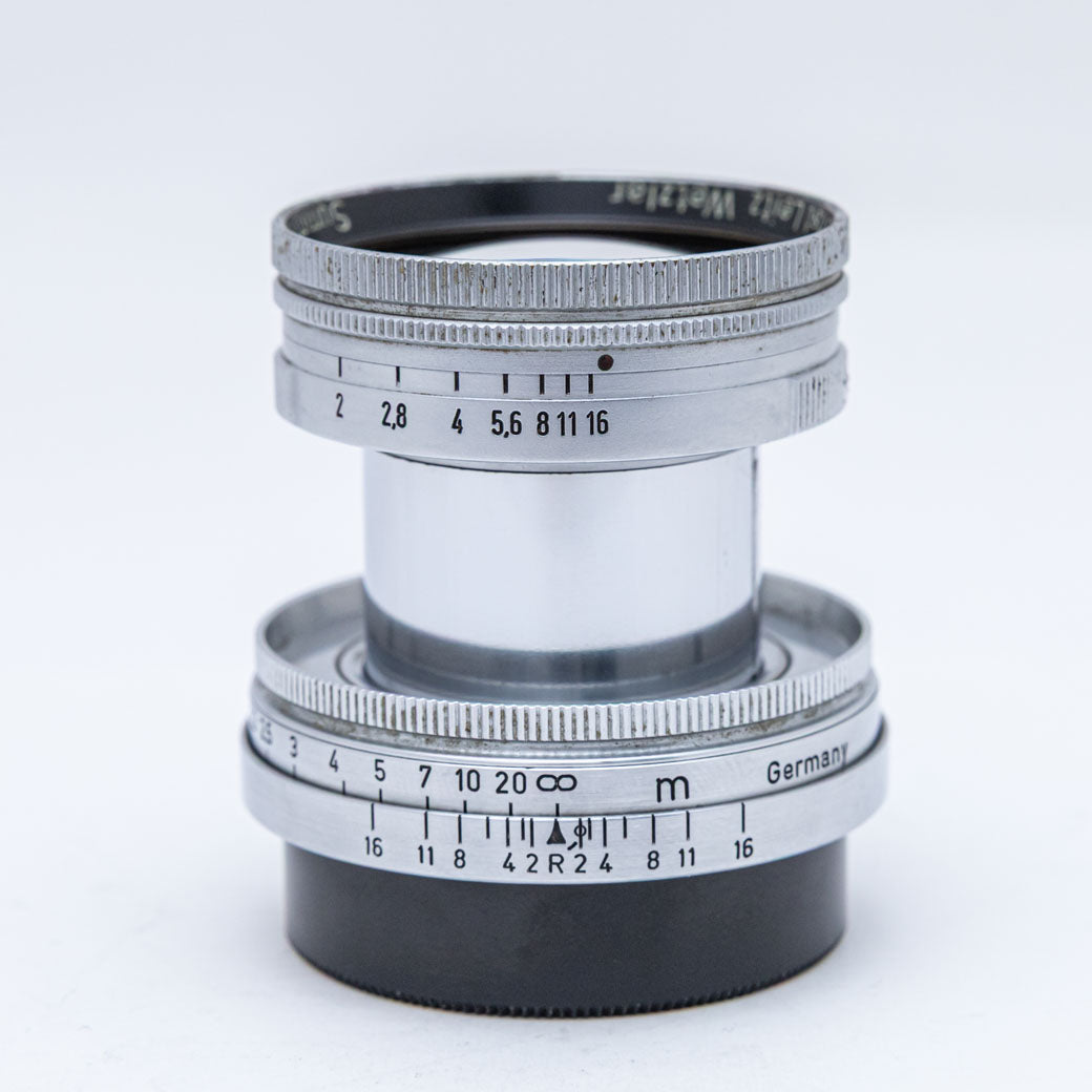 【良品】Leica Summitar 5cm f2 L39 単焦点レンズ #A5 Leica Summitar 5cm F2 Lマウント – ねりま中古カメラきつね堂