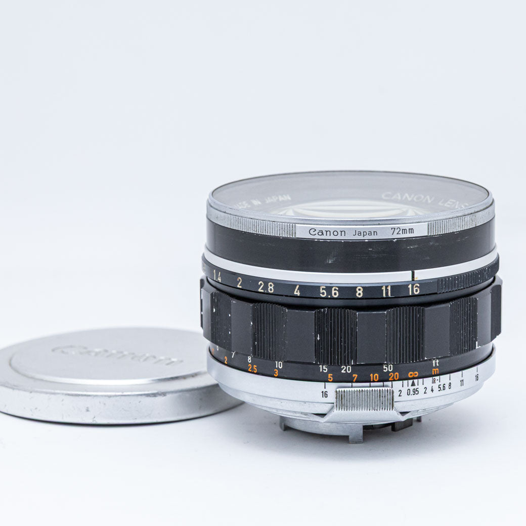 キヤノン 50mm F0.95 ドリームレンズ 中古 Canon 50mm F0.95 – ねりま中古カメラきつね堂
