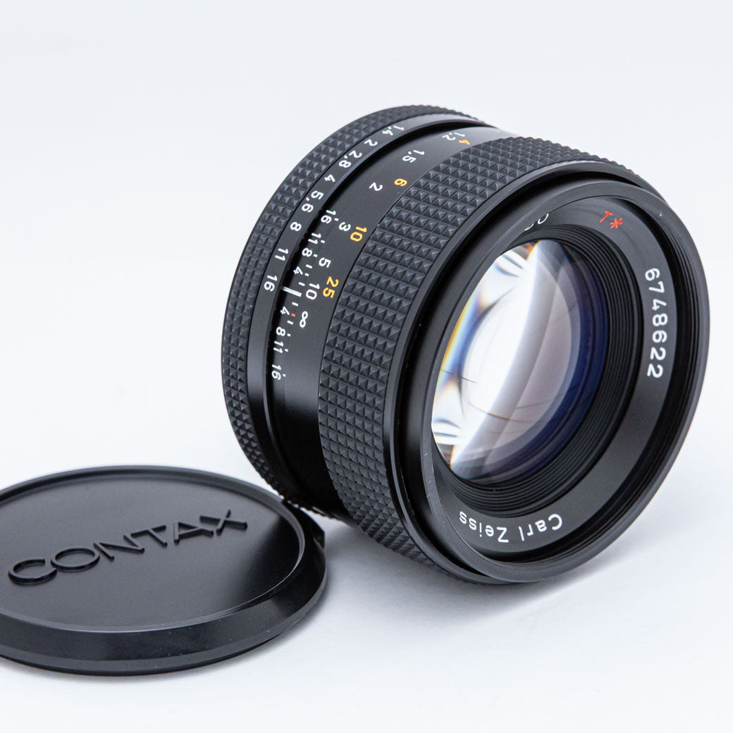 CONTAX RX, Planar 50mm f/1.4 T* AEJ（整備品） CONTAX Planar 50mm F1.4 AEJ – ねりま中古カメラきつね堂