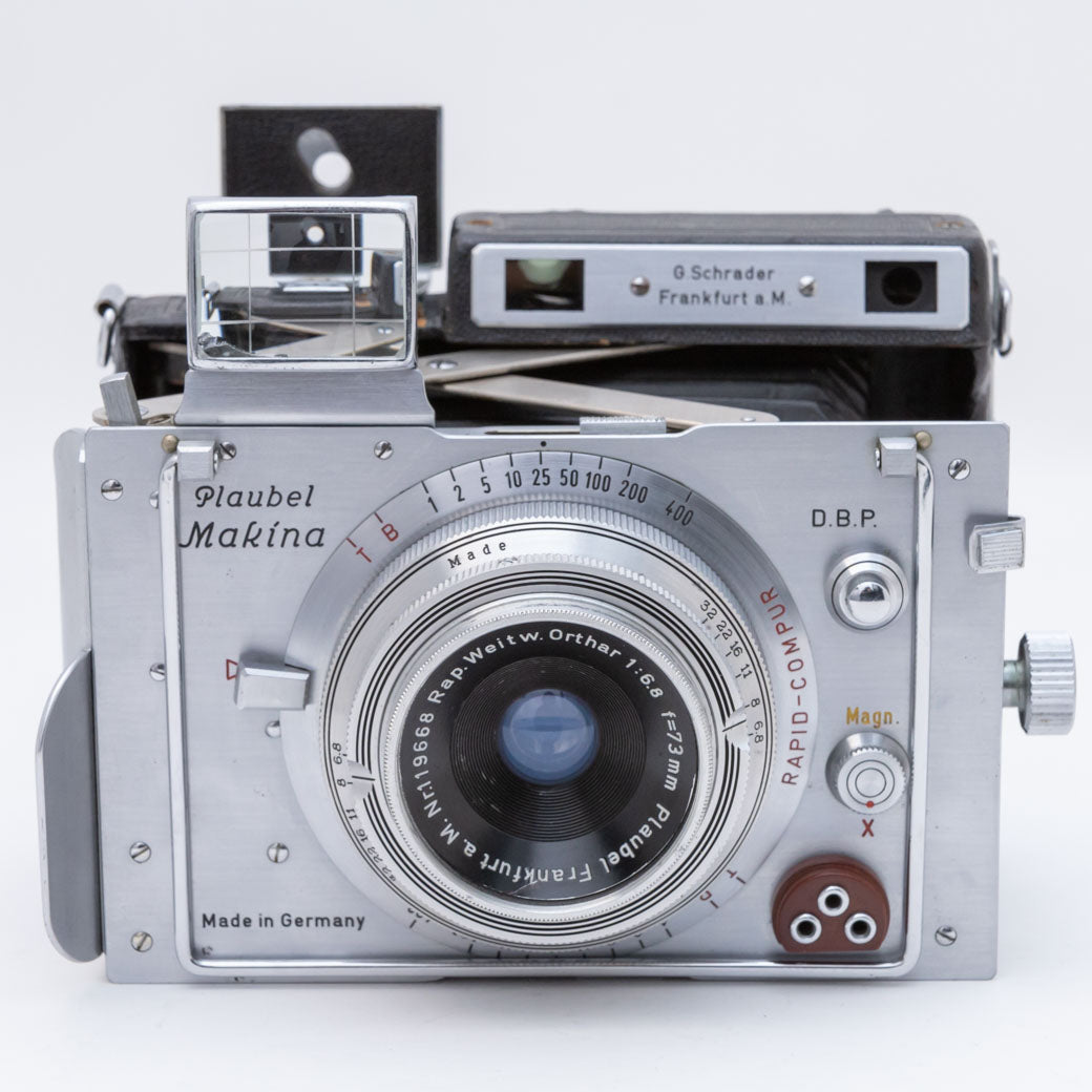 Plaubel Makina IIIR, Orthar 73mm F6.8, 6x6フィルムホルダー セット