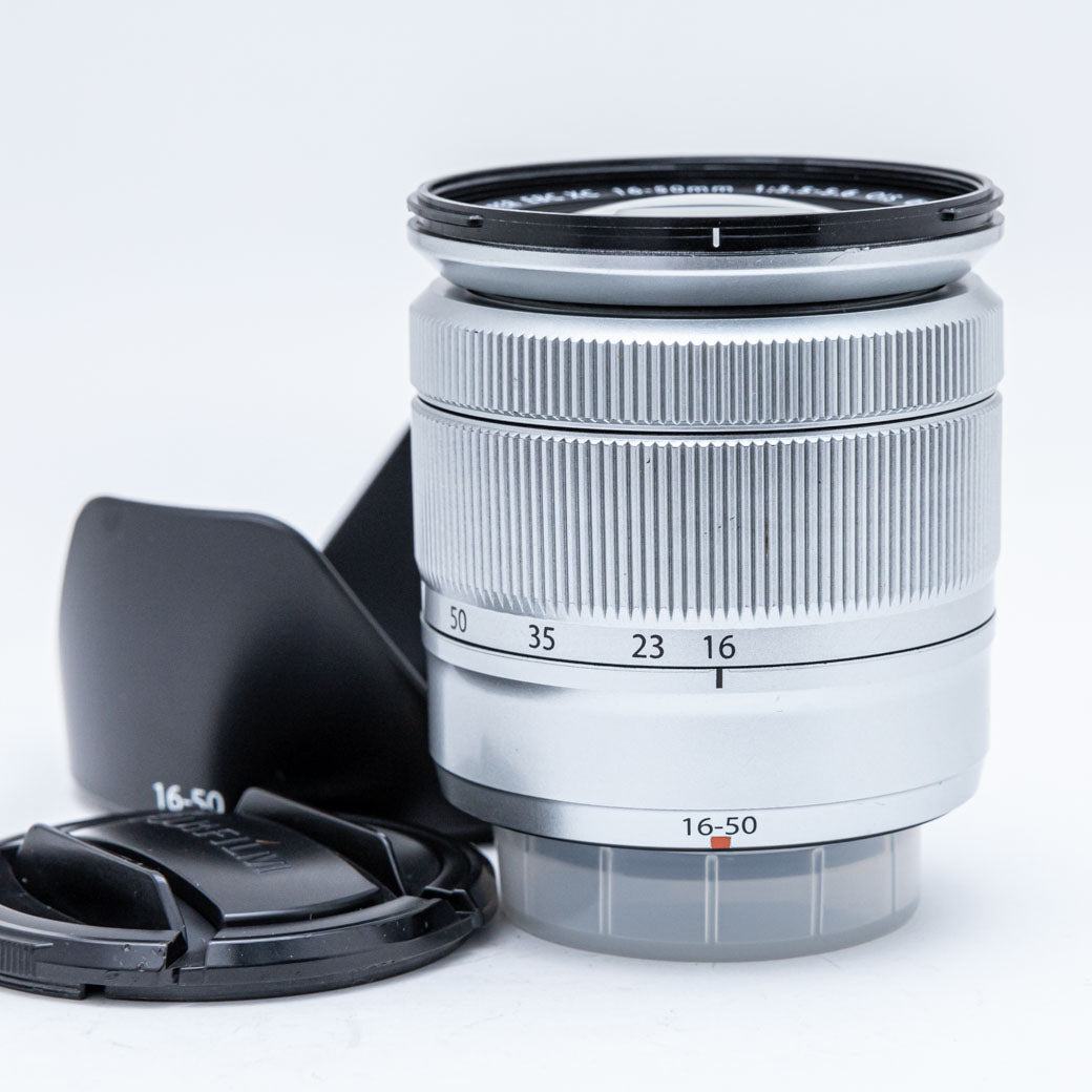 FUJIFILM XC 16-50mm F3.5-5.6 OIS シルバー – ねりま中古カメラきつね堂