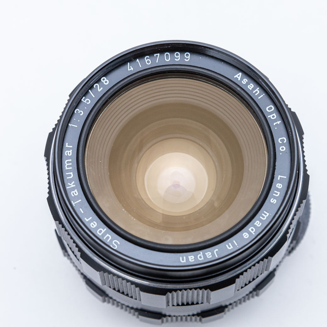 PENTAX Super Takumar 28mm F3.5 後期型 (M42) – ねりま中古カメラきつね堂