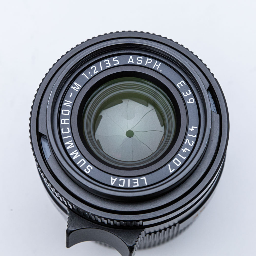 最前線の Leica SUMMICRON-M ブラック 【管理番号007423】 (6bit) ASPH