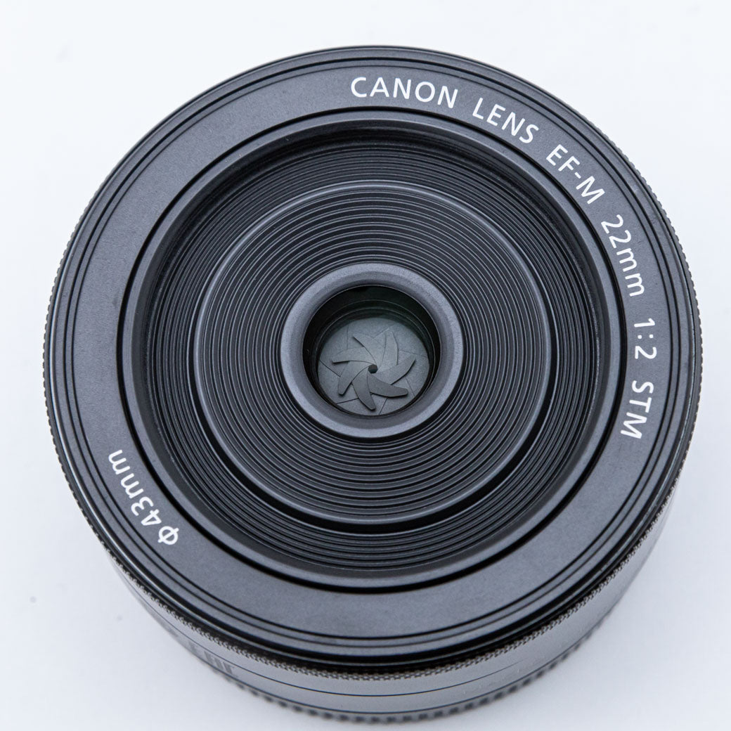 【ほぼ新品】Canon EF-M 22mm F2 STM グラファイト