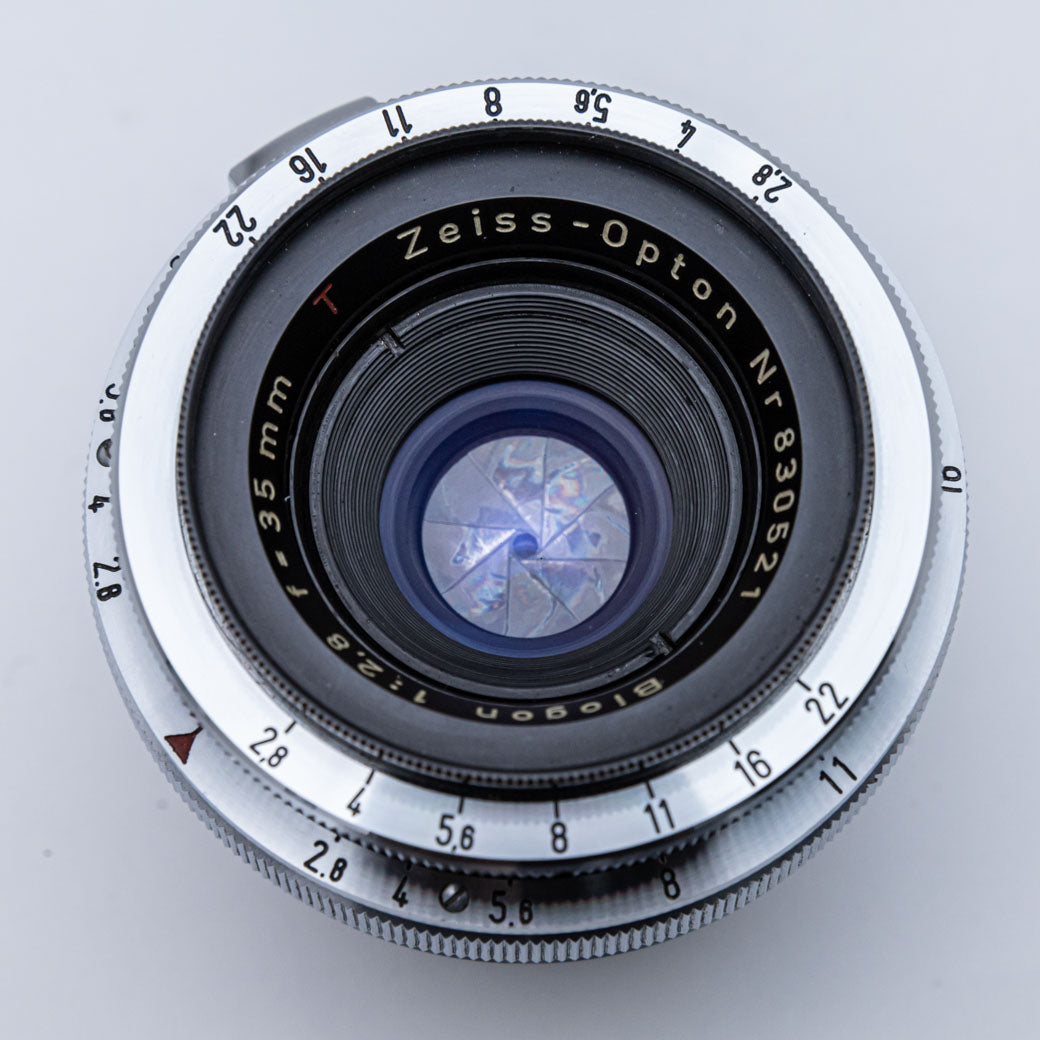 Zeiss Opton Biogon 35mm F2.8 戦後型 （旧コンタックス） 【管理番号 