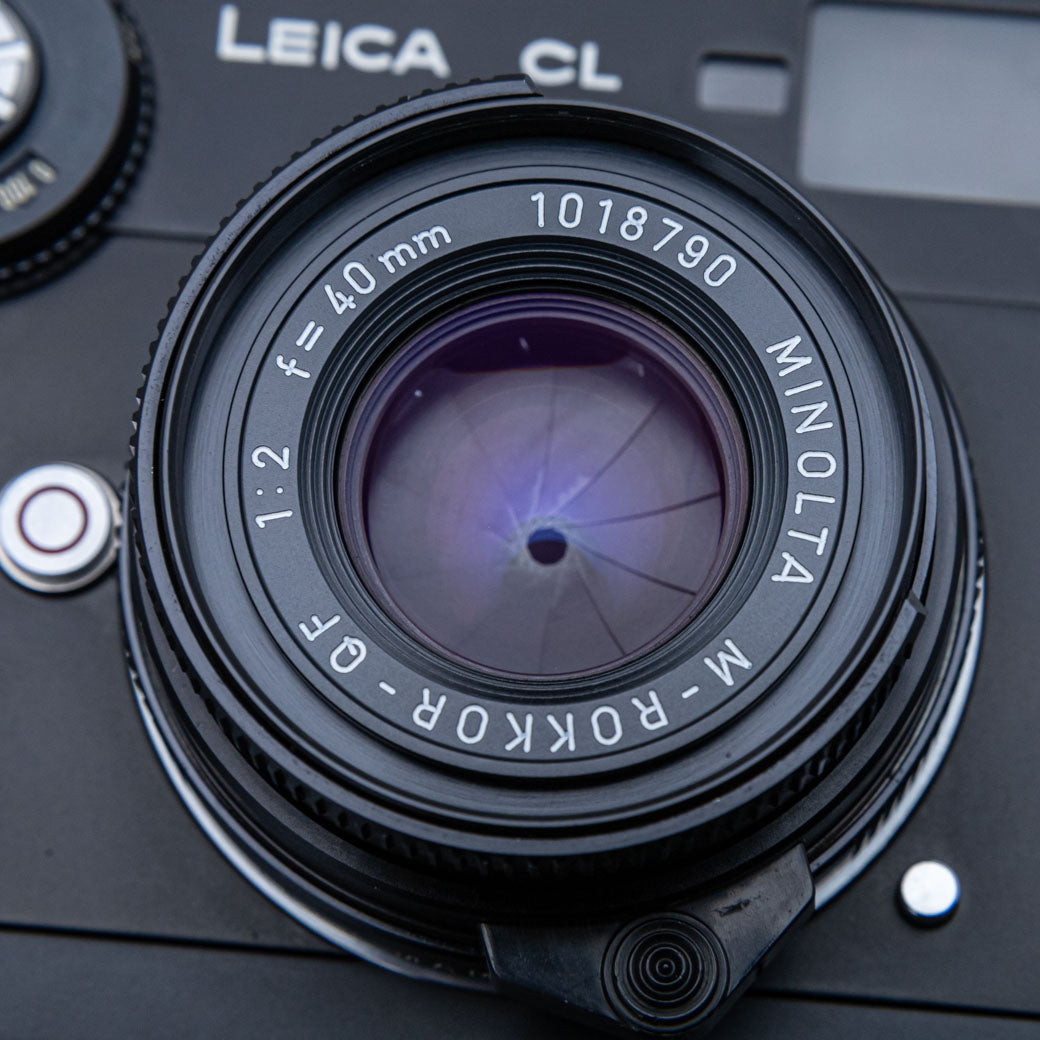 Leica CL, M-ROKKOR QF 40mm F2