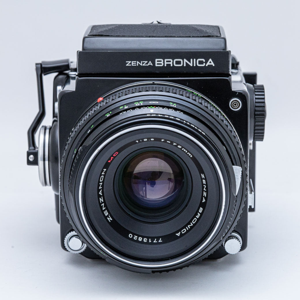 Zenza Bronica ETR, ZENZANON MC 75mm F2.8, 120フィルムホルダー