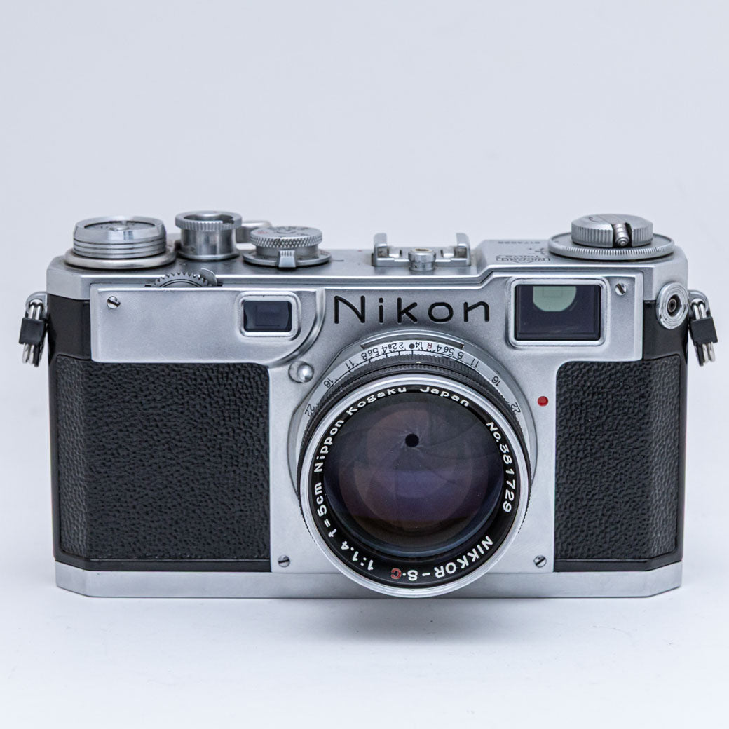 Nikon S2, NIKKOR-S.C 5cm F1.4 – ねりま中古カメラきつね堂