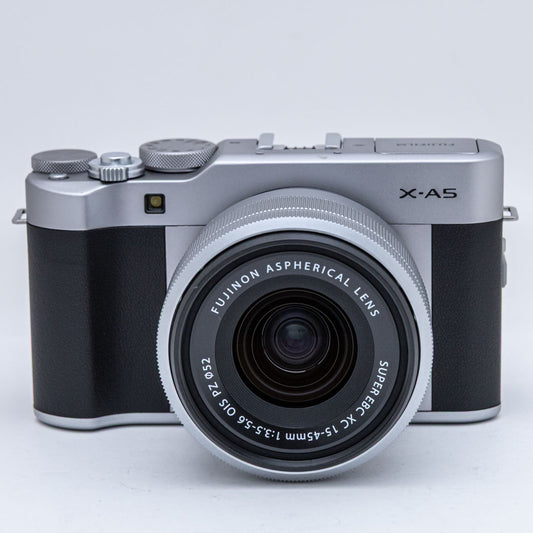 FUJIFILM X-A5 シルバー, XC 15-45mm F3.5-5.6 OIS PZ