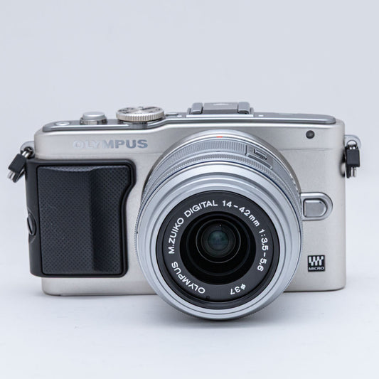 OLYMPUS PEN Lite E-PL5 シルバー, M.ZUIKO DIGITAL 14-42mm F3.5-5.6 II R