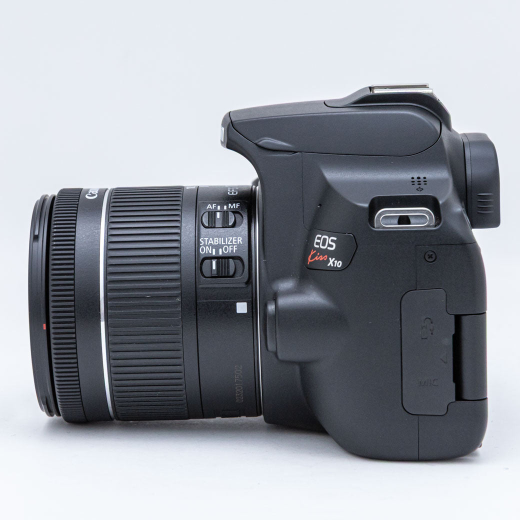 Canon EOS Kiss X10 ブラック, EF-S 18-55mm F4-5.6 IS STM – ねりま