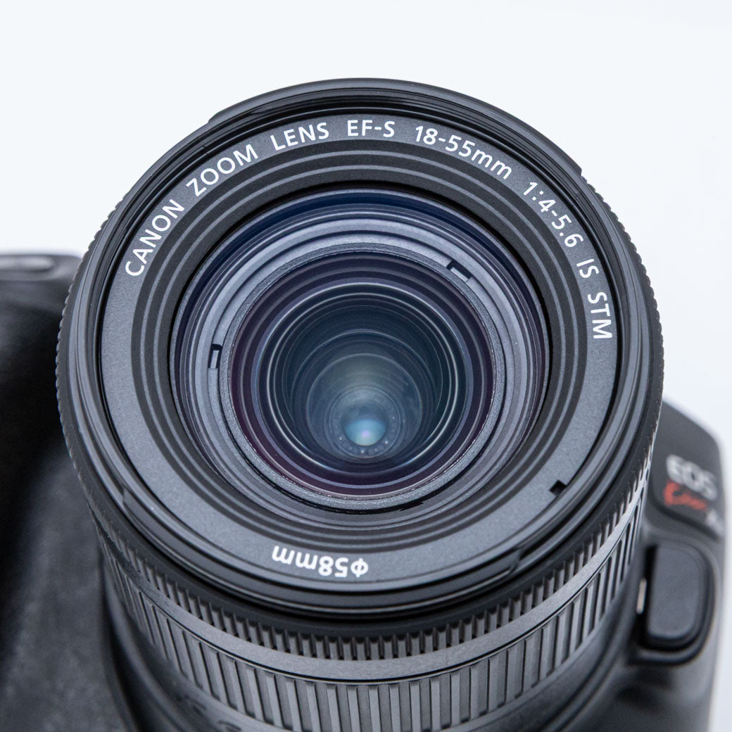 Canon EOS Kiss X10 ブラック, EF-S 18-55mm F4-5.6 IS STM