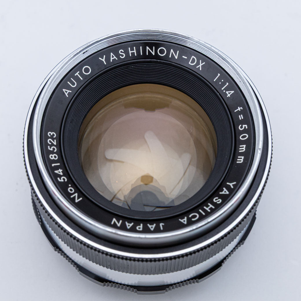 希少 富岡 Auto YASHINON DX 50mm F1.4 M42 121 Showcase - Yashica Auto Yashidon-DX 50mm f 1.4 (M42