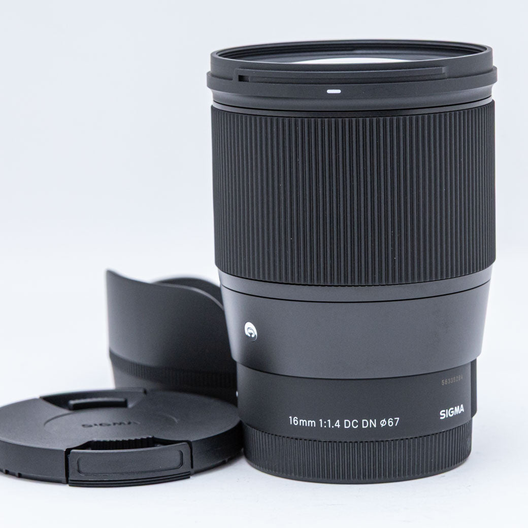 SIGMA 16mm 1:1.4 DC DN SONY-αEマウント用　中古 SIGMA 16mm F1.4 DC DN Contemporary SONY Eマウント – ねりま