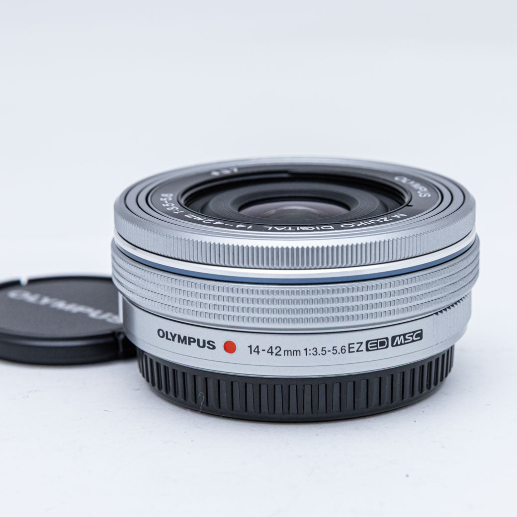 OLYMPUS M.ZUIKO DIGITAL ED 14-42mm F3.5-5.6 EZ シルバー – ねりま