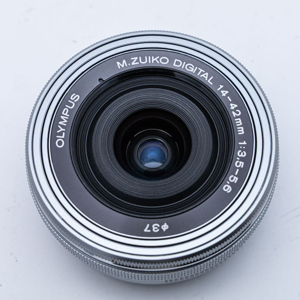 OLYMPUS M.ZUIKO DIGITAL ED 14-42mm F3.5-5.6 EZ シルバー – ねりま