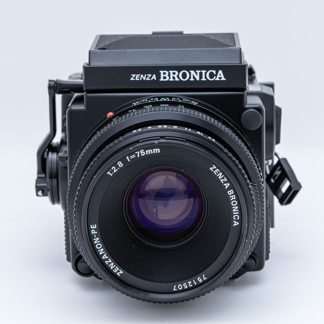 Zenza Bronica ETR Si, PE 75mm F2.8, 120フィルムホルダー セット