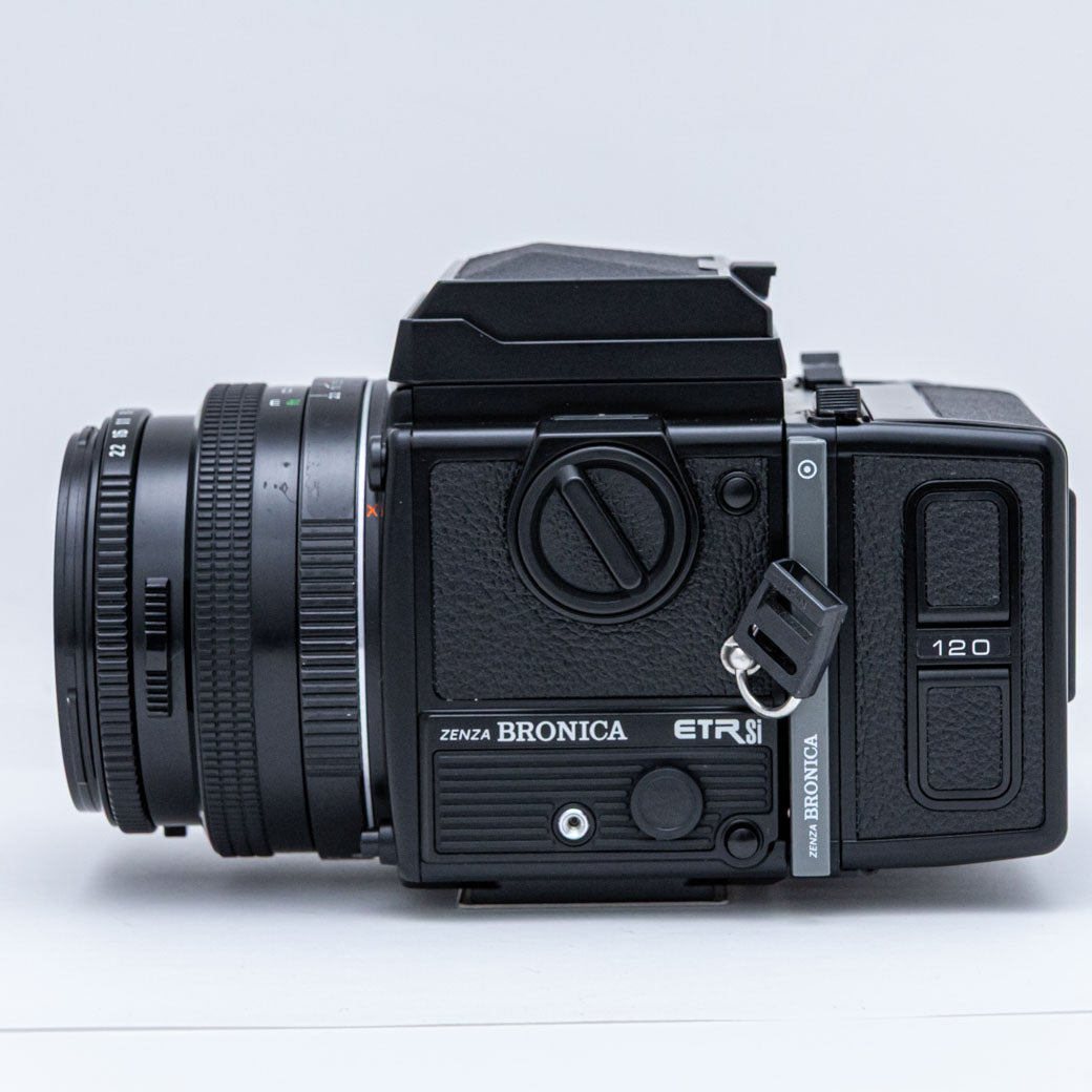 Zenza Bronica ETR Si, PE 75mm F2.8, 120フィルムホルダー セット