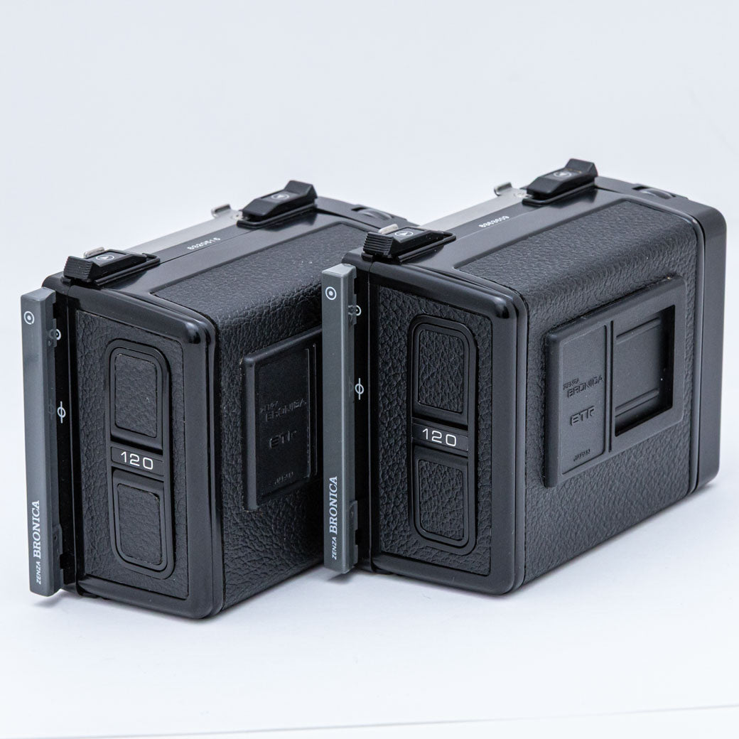 Zenza Bronica ETR Si, PE 75mm F2.8, 120フィルムホルダー セット
