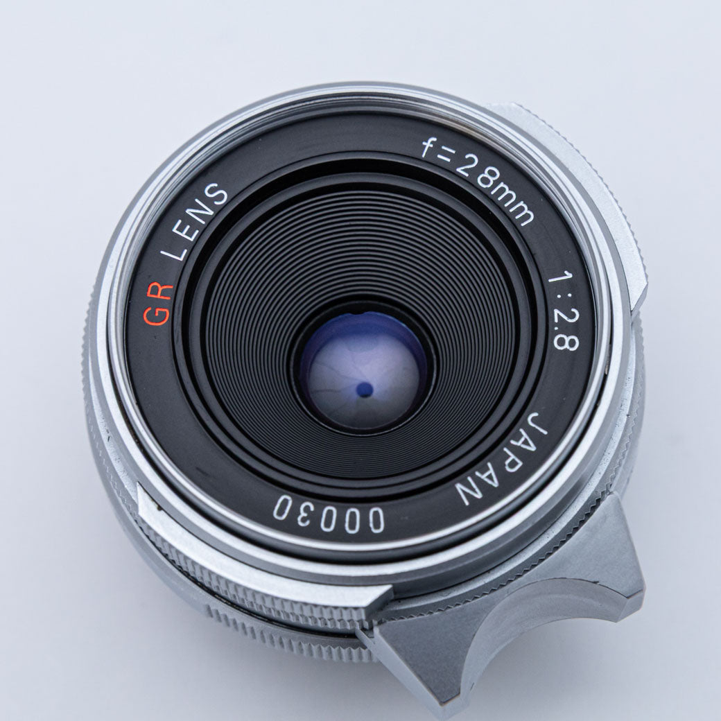 RICOH GR LENS 28mm F2.8 シルバー Lマウント – ねりま中古カメラきつね堂
