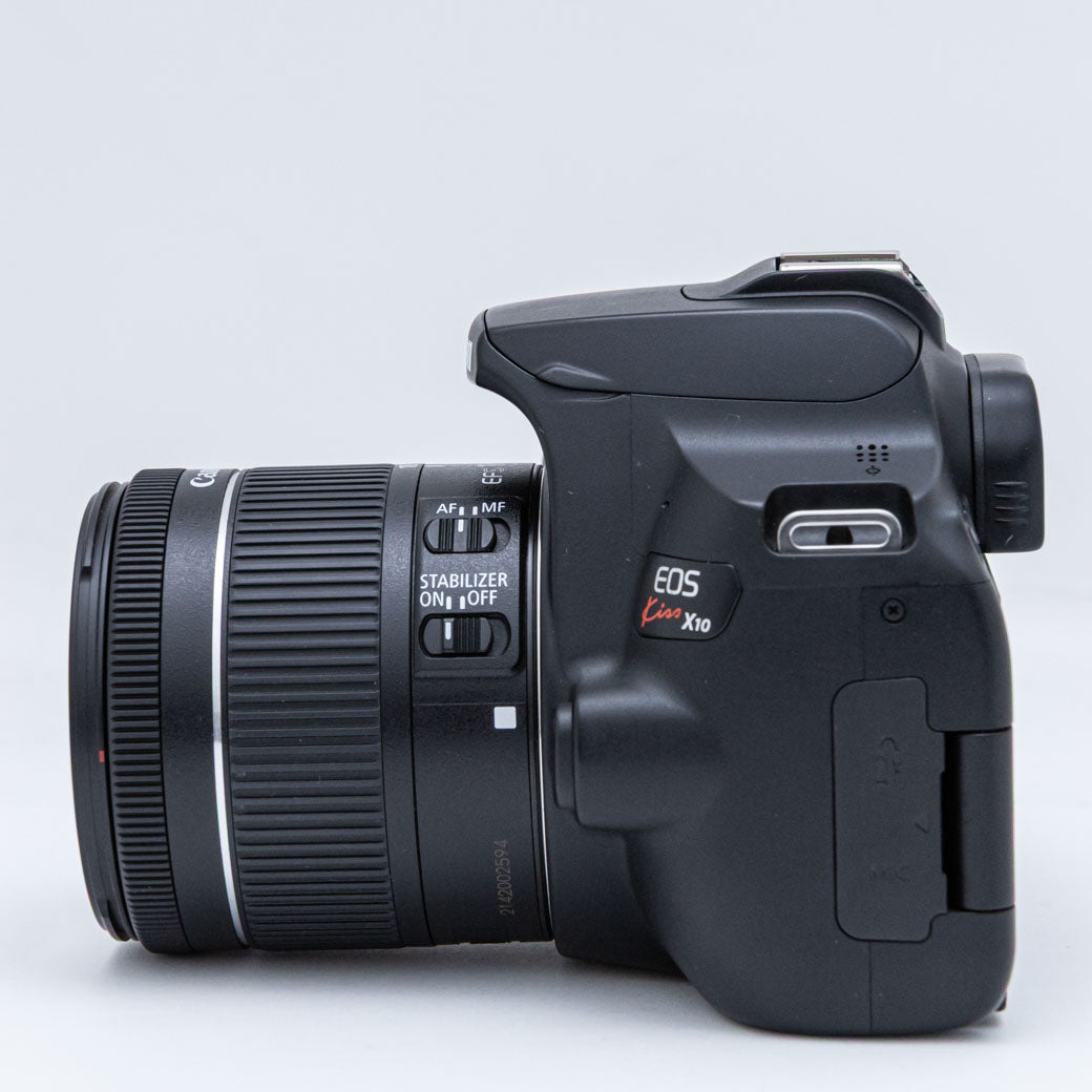 Canon EOS Kiss X10 ブラック, EF-S 18-55mm F4-5.6 IS STM – ねりま
