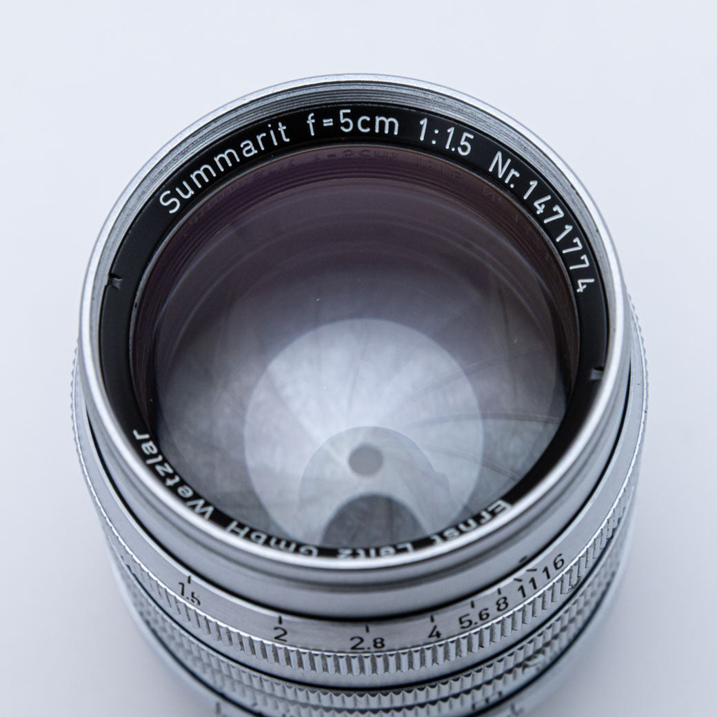 Leica Summarit 5cm F1.5 Lマウント – ねりま中古カメラきつね堂