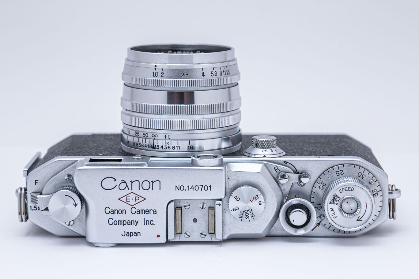 Canon IIF型, 50mm F1.8付き