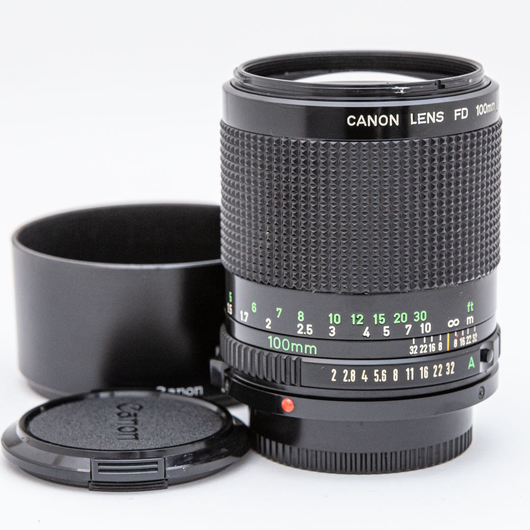 希少美品】Canon New FD NFD 100mm f2.0 - レンズ(単焦点)