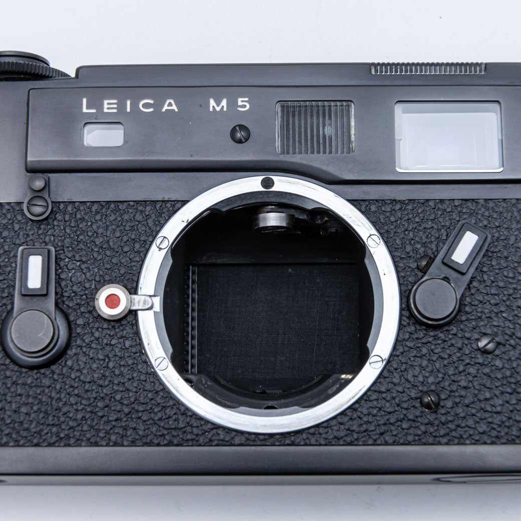 露出計動作・二重像ズレなし】 ライカ Leica M5 シルバー ボディ - カメラ