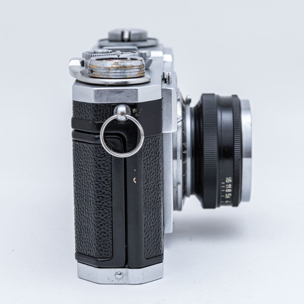 フィルムカメラNikon S2／Nikkor-H・C 5cmf2 フード・ズームファインダー付